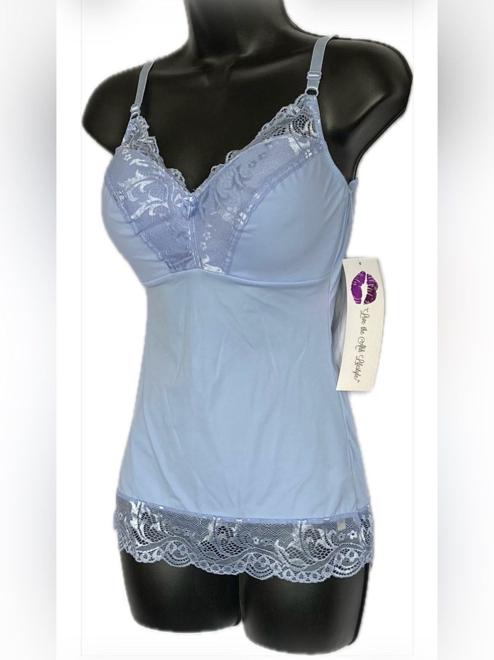 NWT Rhonda Sheer BLU Chemise, M *P1089
